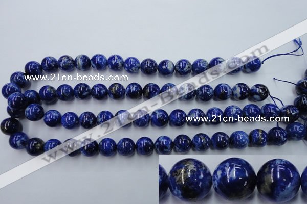 CNL716 15.5 inches 12mm round natural lapis lazuli gemstone beads