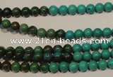 CNT101 15.5 inches 4mm round natural turquoise beads wholesale