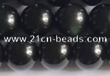 COB722 15.5 inches 8mm round black obsidian gemstone beads