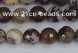 COJ362 15.5 inches 8mm faceted round outback jasper beads