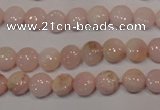 COP1011 15.5 inches 8mm flat round natural pink opal gemstone beads