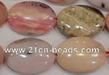 COP1026 15.5 inches 18*25mm oval natural pink opal gemstone beads