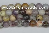 COP1510 15.5 inches 4mm round amethyst sage opal beads wholesale