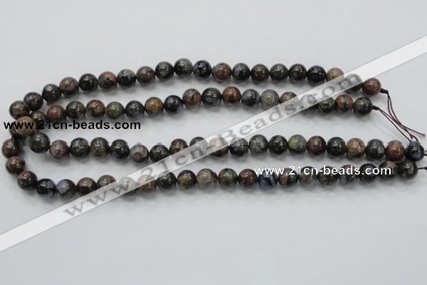 COP266 15.5 inches 10mm round natural grey opal gemstone beads