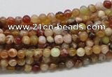 COP300 15.5 inches 4mm round brandy opal gemstone beads wholesale