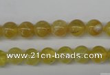 COP332 15.5 inches 8mm round yellow opal gemstone beads wholesale