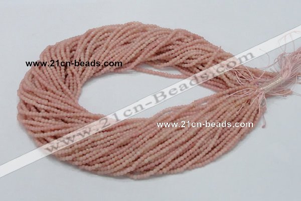 COP400 15.5 inches 3mm round Chinese pink opal gemstone beads