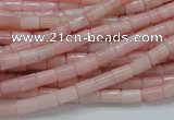 COP58 15.5 inches 4*7mm column natural pink opal gemstone beads