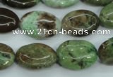 COP678 15.5 inches 13*18mm oval green opal gemstone beads