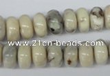 COP805 15.5 inches 8*14mm rondelle natural African opal beads
