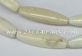 COP807 15.5 inches 8*30mm rice natural African opal beads
