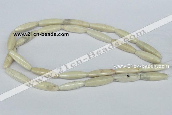 COP807 15.5 inches 8*30mm rice natural African opal beads