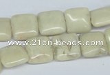 COP811 15.5 inches 12*12mm square natural African opal beads