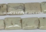 COP813 15.5 inches 15*20mm rectangle natural African opal beads