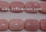 COP83 15.5 inches 12*16mm rectangle natural pink opal gemstone beads
