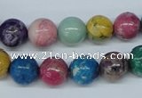COP854 15.5 inches 10mm round dyed African opal gemstone beads