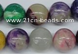 COP857 15.5 inches 16mm round dyed African opal gemstone beads