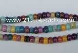 COP861 15.5 inches 3*4mm rondelle dyed African opal gemstone beads