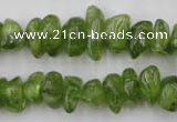 COQ64 15.5 inches 8*12mm natural olive quartz chips beads wholesale