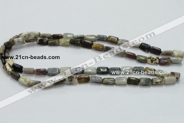 COS20 15.5 inches 8*12mm rectangle ocean stone beads wholesale