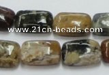 COS21 15.5 inches 13*18mm rectangle ocean stone beads wholesale