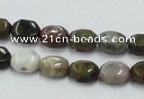 COS24 15.5 inches 8*10mm octagonal ocean stone beads wholesale