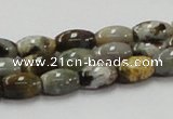 COS30 15.5 inches 8*12mm rice ocean stone beads wholesale