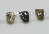 COS31 15.5 inches 10*14mm trapezoid ocean stone beads wholesale