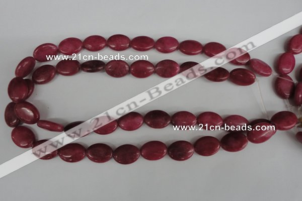 COV123 15.5 inches 13*18mm oval candy jade beads wholesale
