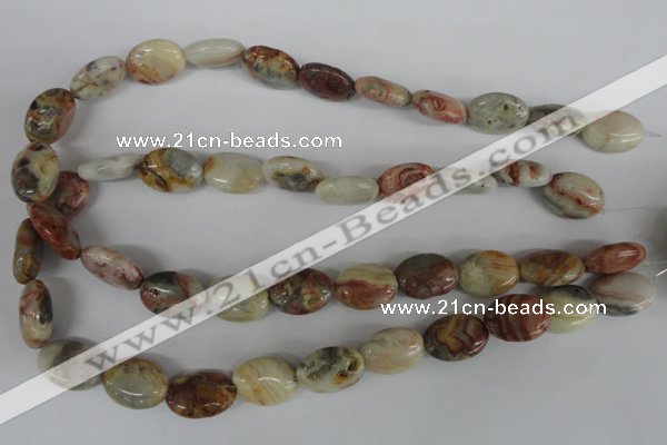 COV130 15.5 inches 13*18mm oval agate gemstone beads wholesale