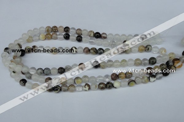 COZ02 15.5 inches 8mm round opal quartz beads wholesale