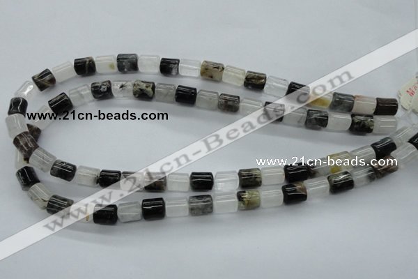 COZ11 15.5 inches 8*10mm column opal quartz beads wholesale