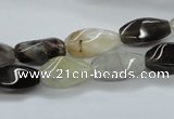 COZ15 15.5 inches 8*16mm twisted rice opal quartz beads wholesale