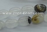 COZ16 15.5 inches 10*14mm egg-shaped opal quartz beads wholesale