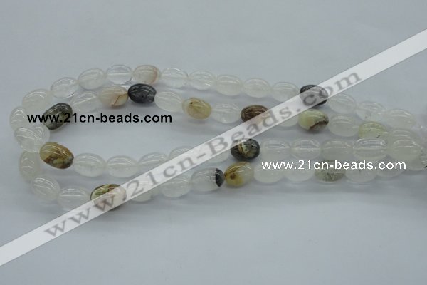 COZ16 15.5 inches 10*14mm egg-shaped opal quartz beads wholesale