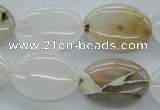 COZ21 15.5 inches 18*25mm oval opal quartz beads wholesale