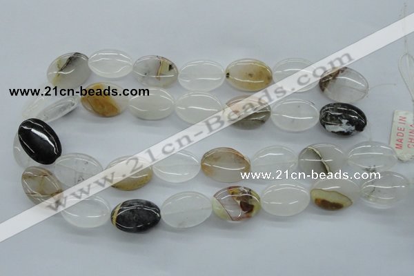 COZ21 15.5 inches 18*25mm oval opal quartz beads wholesale