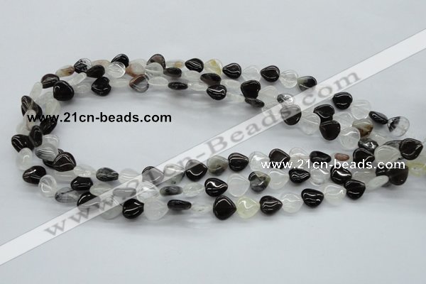 COZ24 15.5 inches 10*10mm heart opal quartz beads wholesale