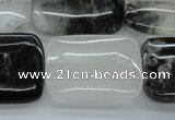 COZ26 15.5 inches 22*30mm rectangle opal quartz beads wholesale