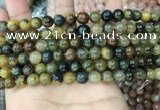 CPB1060 15.5 inches 4mm round natural pietersite beads wholesale