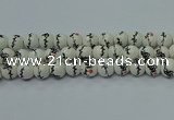 CPB553 15.5 inches 10mm round Painted porcelain beads