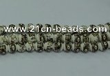CPB713 15.5 inches 10mm round Painted porcelain beads
