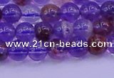 CPC601 15.5 inches 6mm round purple phantom quartz beads