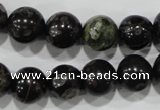 CPM04 15.5 inches 12mm round plum blossom jade beads wholesale