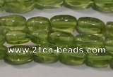 CPO111 15 inches 4*7mm rice natural peridot beads wholesale