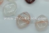 CPQ58 Top-drilled 13*18mm marquise natural pink quartz beads