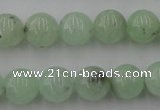 CPR104 15.5 inches 12mm round natural prehnite beads wholesale