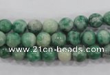 CQJ03 15.5 inches 8mm round Qinghai jade beads wholesale