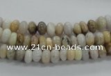CRB05 15.5 inches 3*6mm rondelle bamboo leaf agate beads