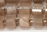 CRB1061 15.5 inches 5*8mm - 6*8mm faceted tyre moonstone beads